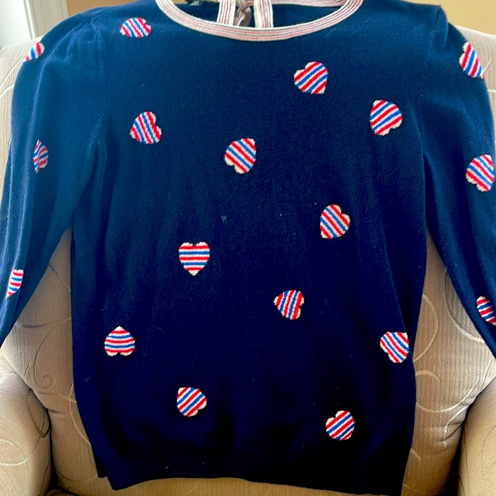 Talbots heart sweater
